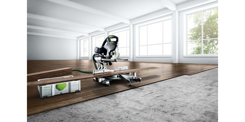 KS 60 KAPEX 216mm Slide Compound Mitre Saw with LED Spotlight - KS 60 E-Set