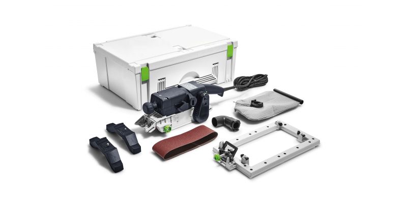 BS 75mm Belt Sander in Systainer with Sanding Frame Set - BS 75 E-Set
