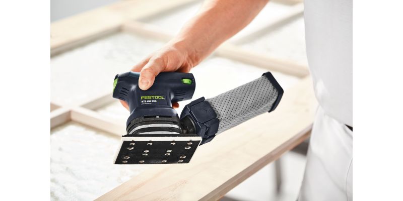 RTS 400 REQ 80 x 133mm Orbital 1/4 Sheet Sander in Systainer - RTS 400 REQ-Plus