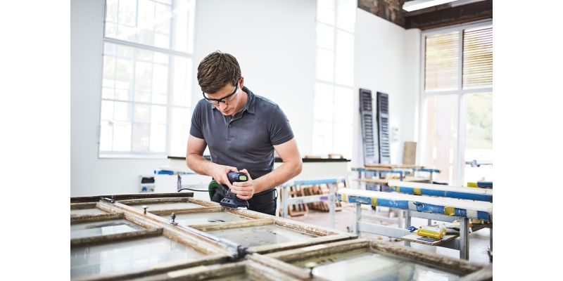 DTS 400 REQ 100 x 150mm Orbital Iron Head Sander in Systainer - DTS 400 REQ-Plus