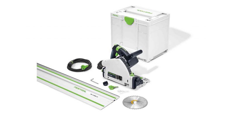 TS 55F 160mm Plunge Cut Circular Saw Plus with 1400mm Rail - TS 55 FEBQ-Plus-FS