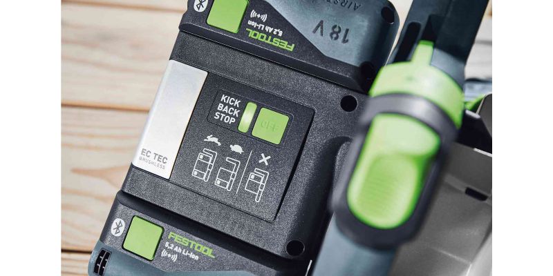 TSC 55K 18V 160mm Cordless Plunge Saw 5.2Ah XL Set in Systainer with 1400mm Rail - TSC 55KEBI-Plus/XL-FS