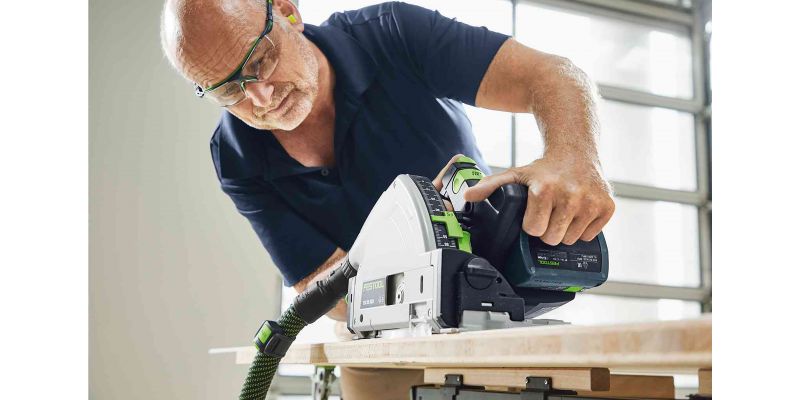 TSC 55K 18V 160mm Cordless Plunge Saw 5.2Ah XL Set in Systainer with 1400mm Rail - TSC 55KEBI-Plus/XL-FS