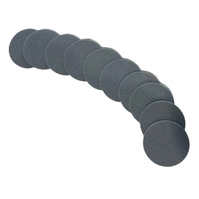 Round 150mm/6" Non-Abrasive Velcro “Scotch Brite” Pads