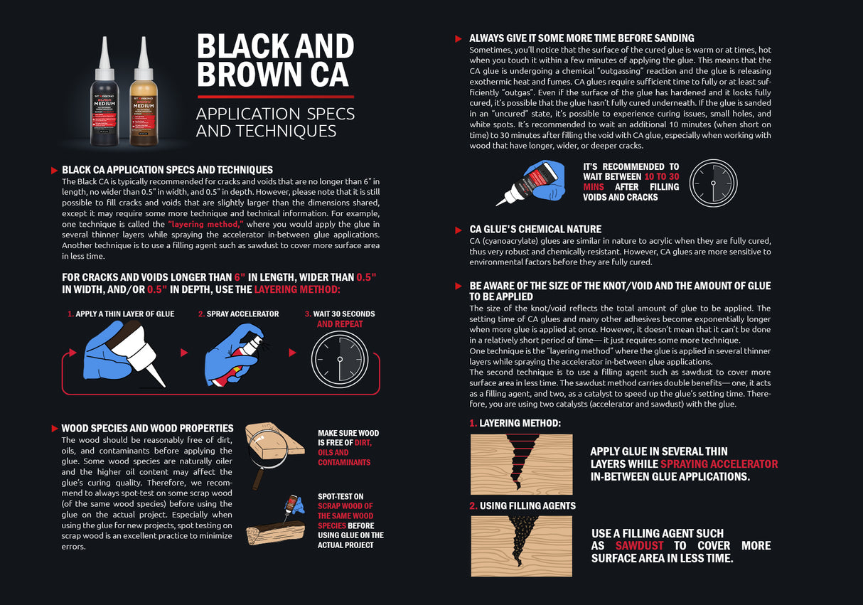 Starbond CA Super Glue Coloured Bundle with Accelerator