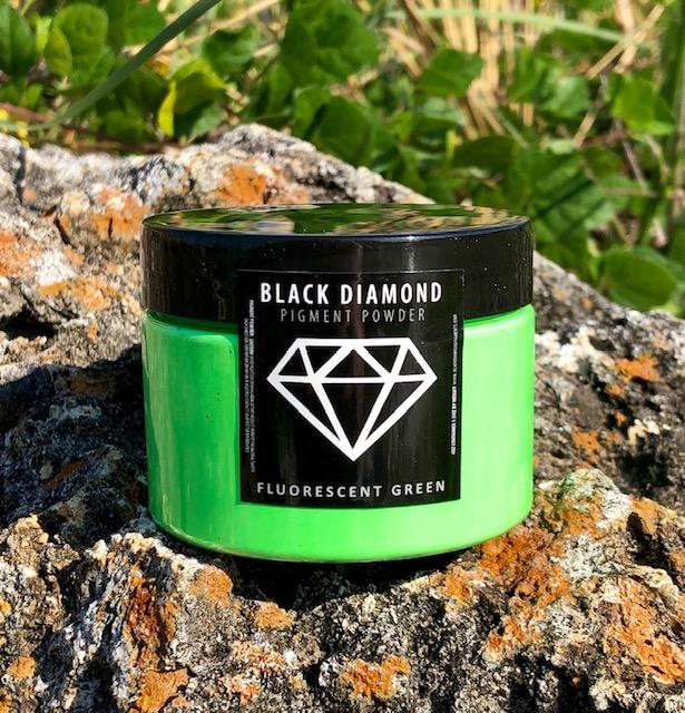 Fluorescent Green Pigment Powder | Black Diamond Pigments