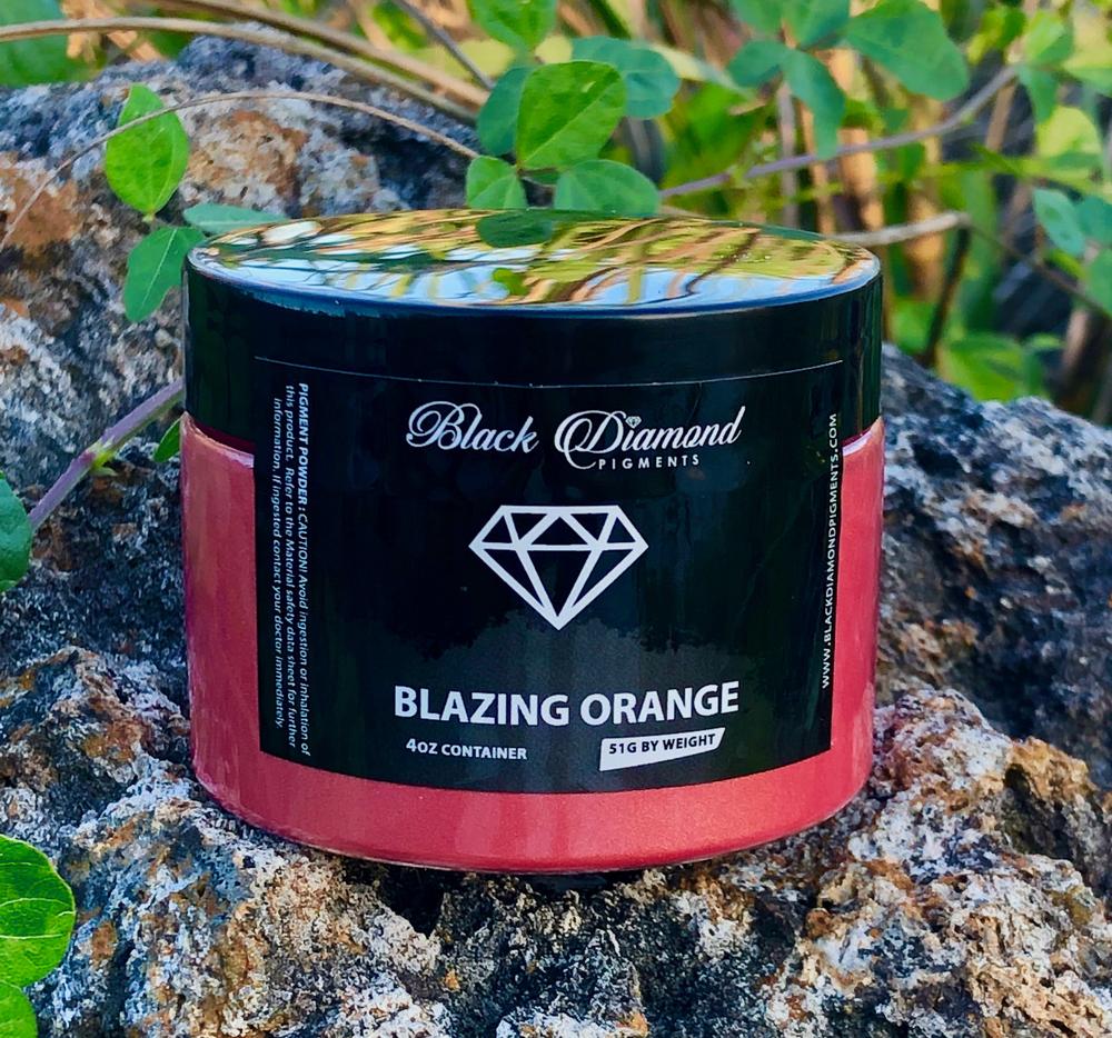 Blazing Orange Pigment Powder | Black Diamond Pigments