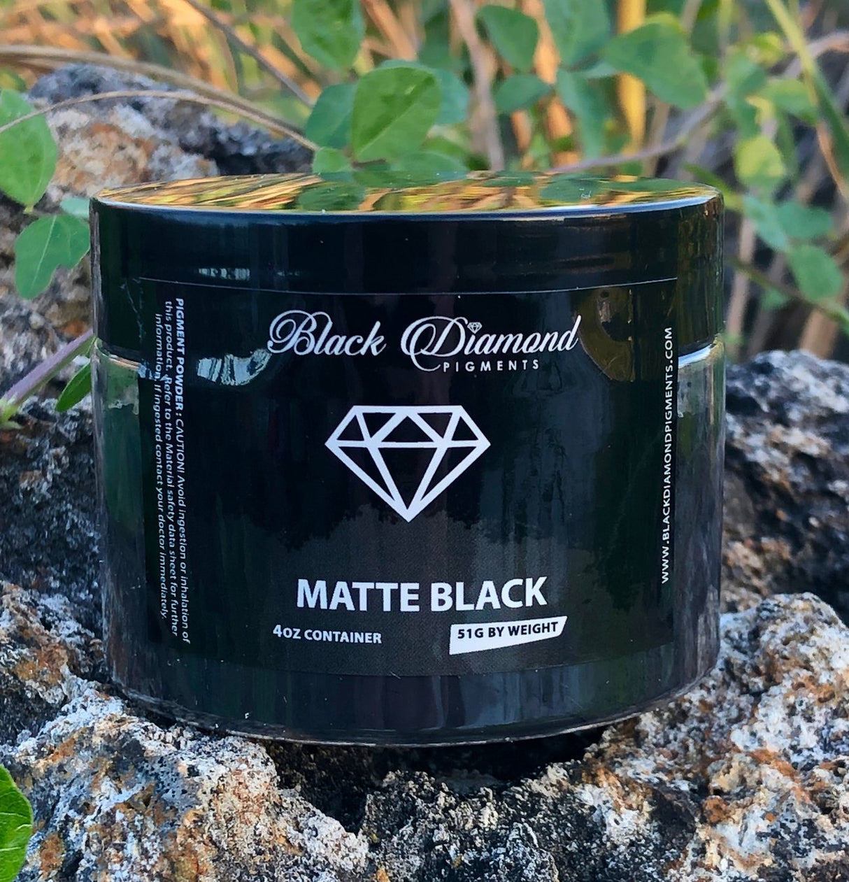 Matte Black Pigment Powder | Black Diamond Pigments