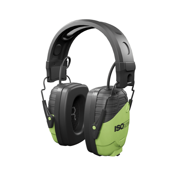 ISOtunes LINK AWARE Earmuffs - Safety Green