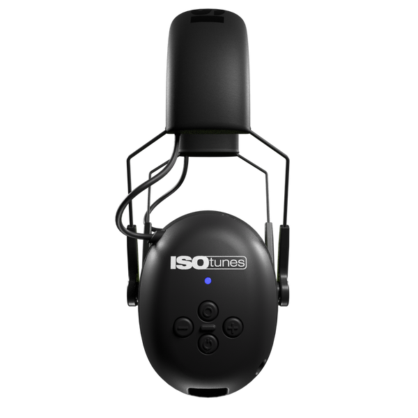 ISOtunes Air Defender Bluetooth Earmuffs - Black/Green
