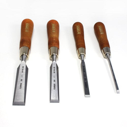 Narex Wood Line Plus Bevel Edge Cabinet Chisels 6mm - 26mm - Set of 4