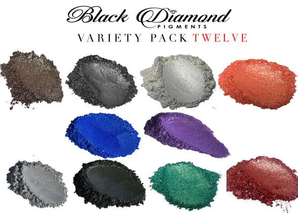 Variety Pack #12 | 10 Colours | Black Diamond Pigments