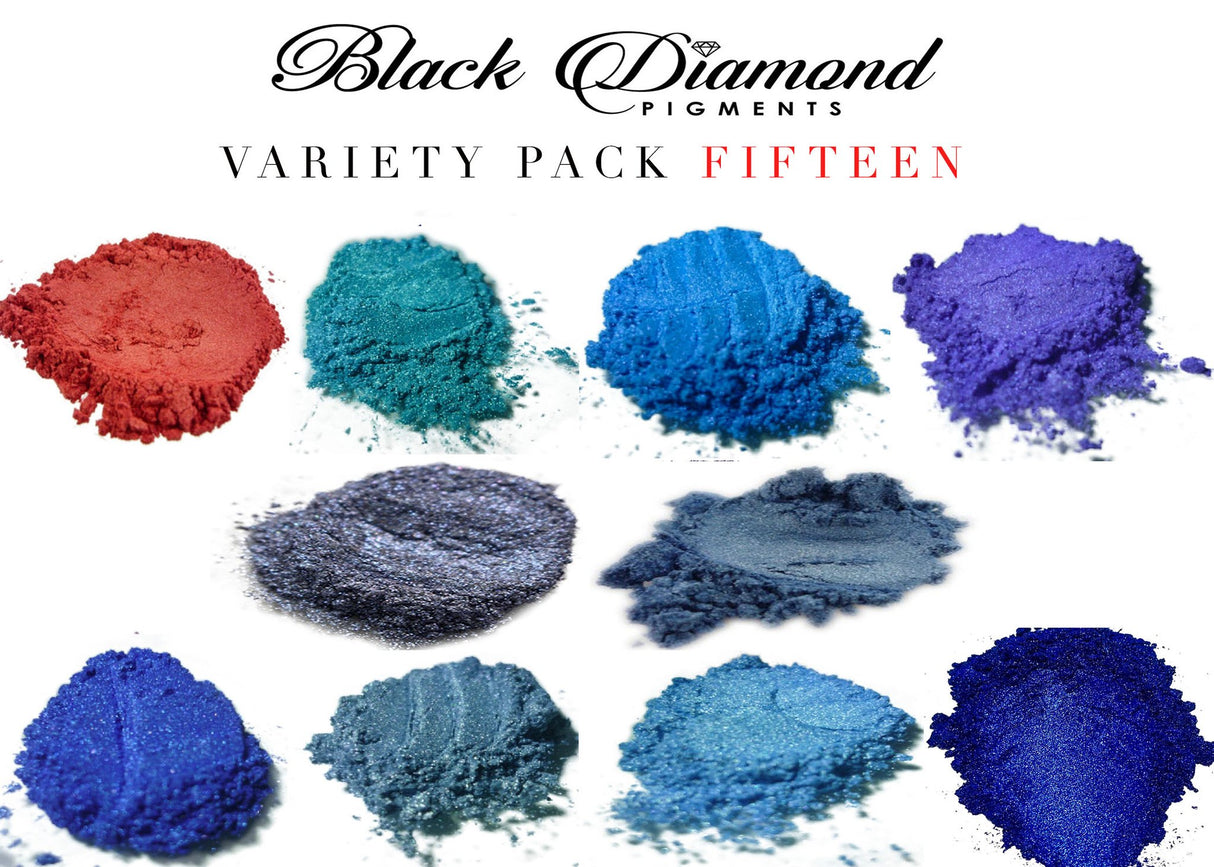 Variety Pack #15 (10 Colours) | Black Diamond Pigments