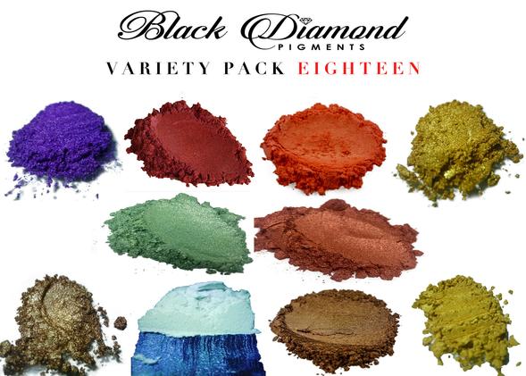 Variety Pack #18 | 10 Colours | Black Diamond Pigments