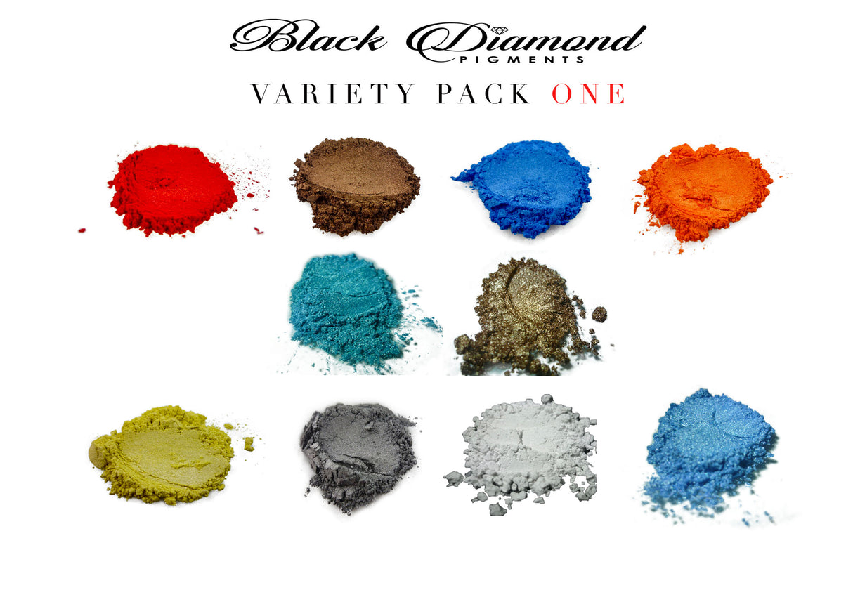 Variety Pack #1 | 10 Colours | Black Diamond Pigments