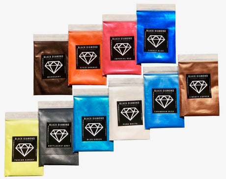Variety Pack #1 | 10 Colours | Black Diamond Pigments