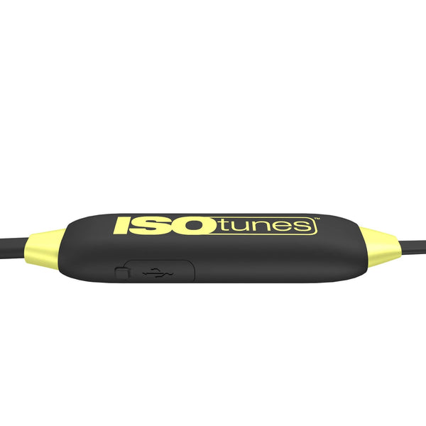 ISOtunes XTRA 2.0 Bluetooth Earbuds - Black/Safety Yellow