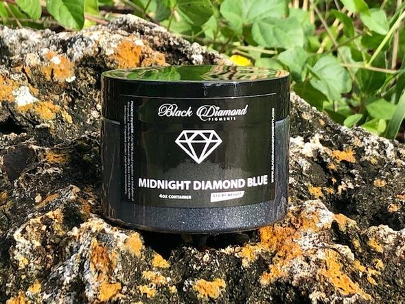 Midnight Diamond Blue Pigment Powder | Black Diamond Pigments