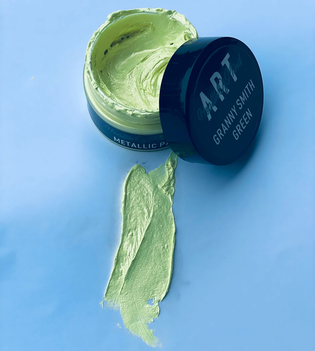Granny Smith Green Pigment Metallic Paste 50g | Health of Mind Art