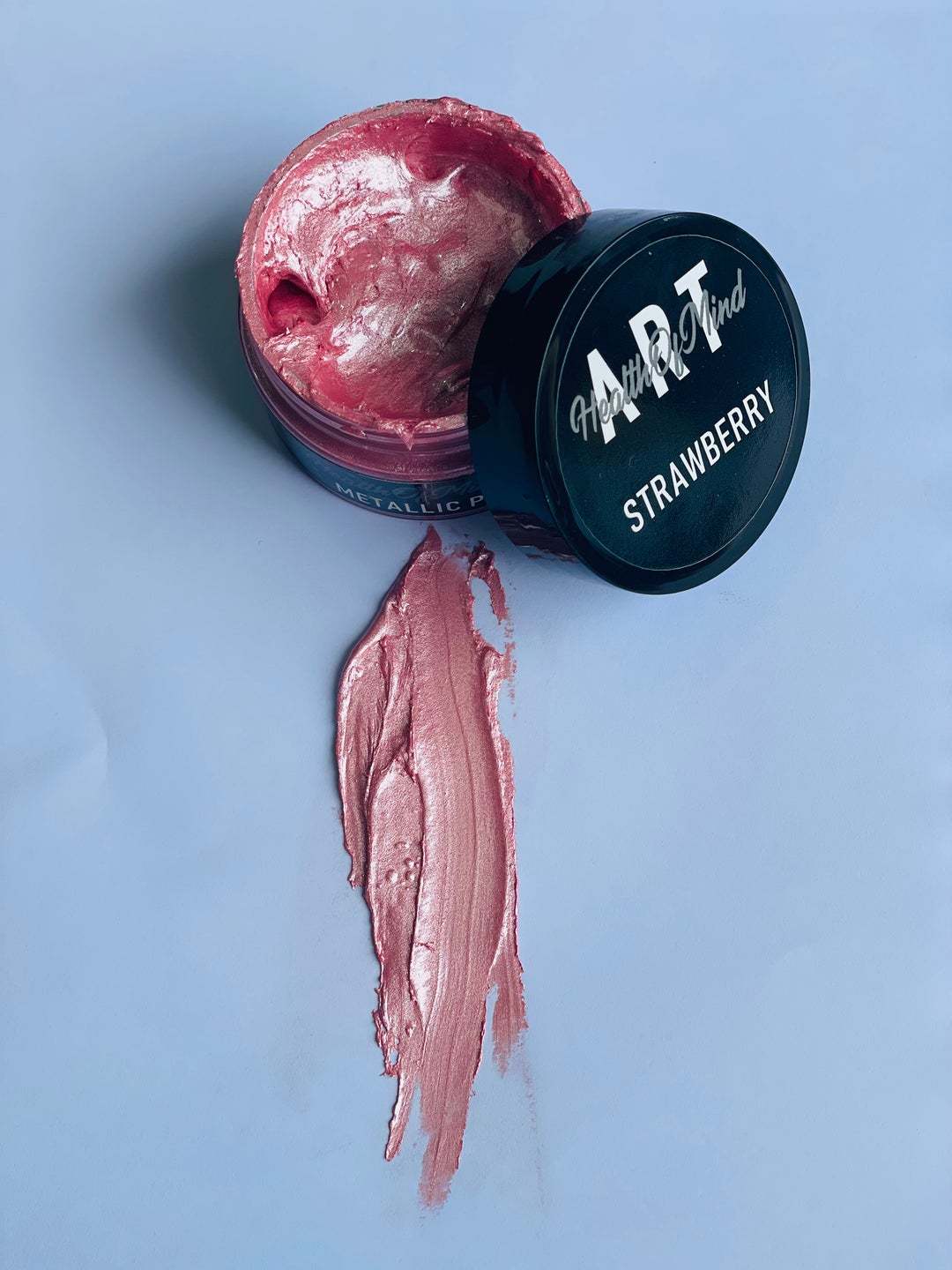 Strawberry Pigment Metallic Paste 50g | Health of Mind Art