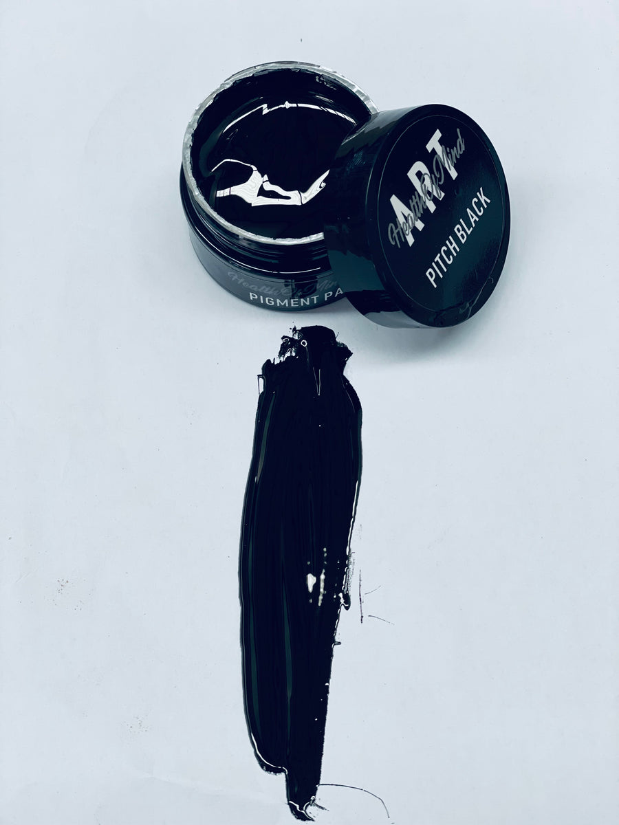 Pitch Black Pigment Paste 50g | Health of Mind Art