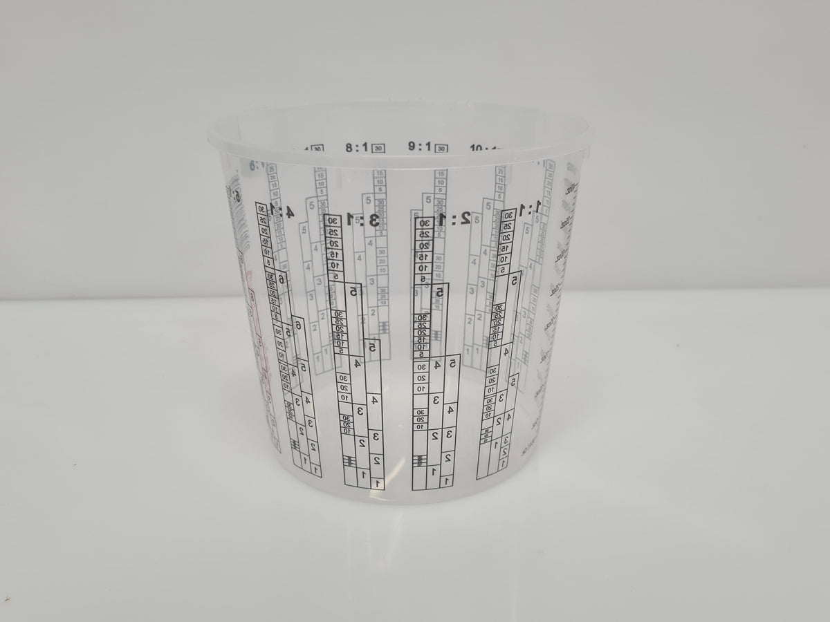 Paint Mixing Cups with Calibrated Mixing Ratios - China Mixing Cup, Paint  Cup