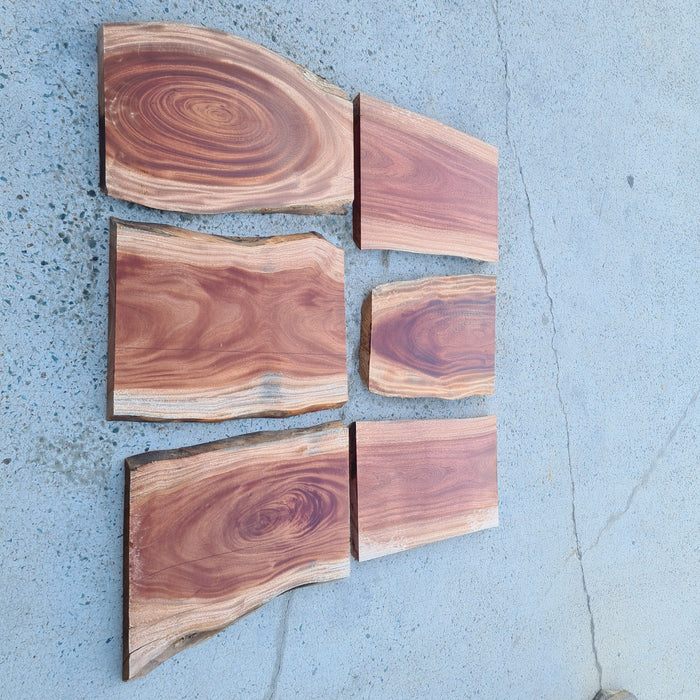 African Mahogany Charcuterie Boards Blanks 500-550mm