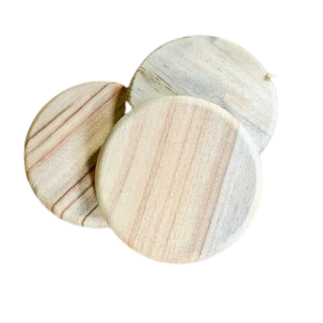 Round Coasters - Camphor Laurel Timber Resin Art Board/Blank