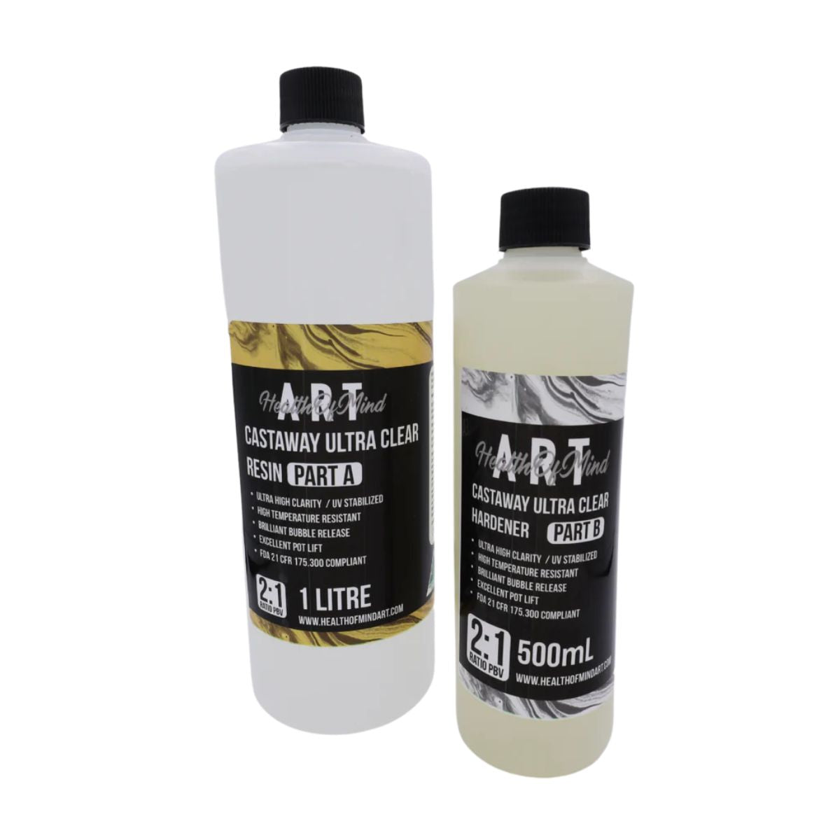 Health of Mind Art Cast Away Ultra Clear Resin | 3L