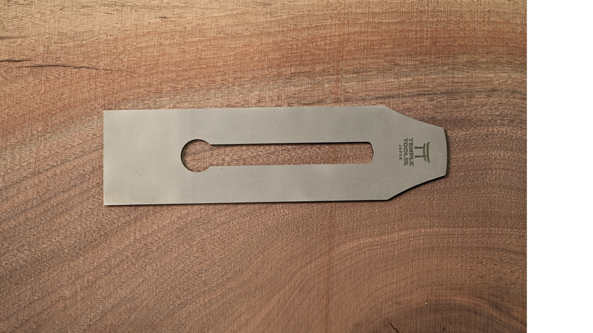 Temple Tool Co Japanese Replacement Hand Plane Blade | Blue Paper Steel | No. 4 & No. 5