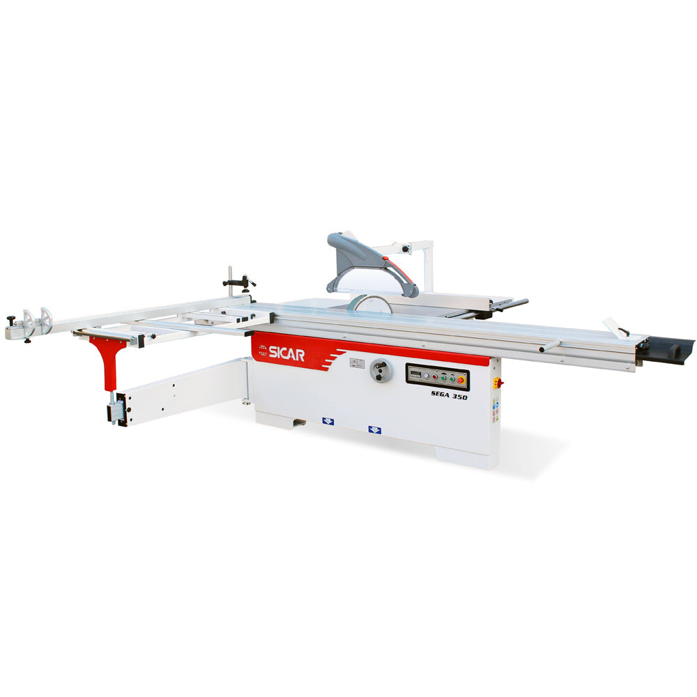 350mm (14") 3.8m 7.5HP Sliding Italian Design Panel Saw 415V SEGA350 by Sicar