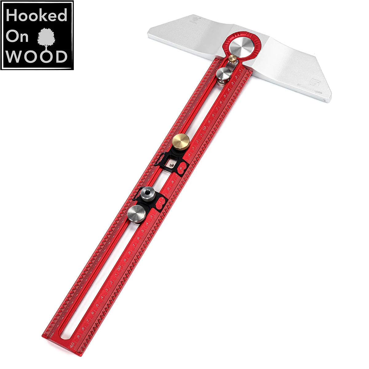 400mm MT-2465 Pro Combination T-Square - By Hongdui Tools/Hooked On Wood