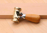 22oz Brass Head Mallet With Replaceable Nylon Heads - By Hongdui Tools