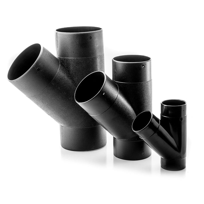 Dust Extractor Plastic Y-Connector Fitting (Various Sizes)