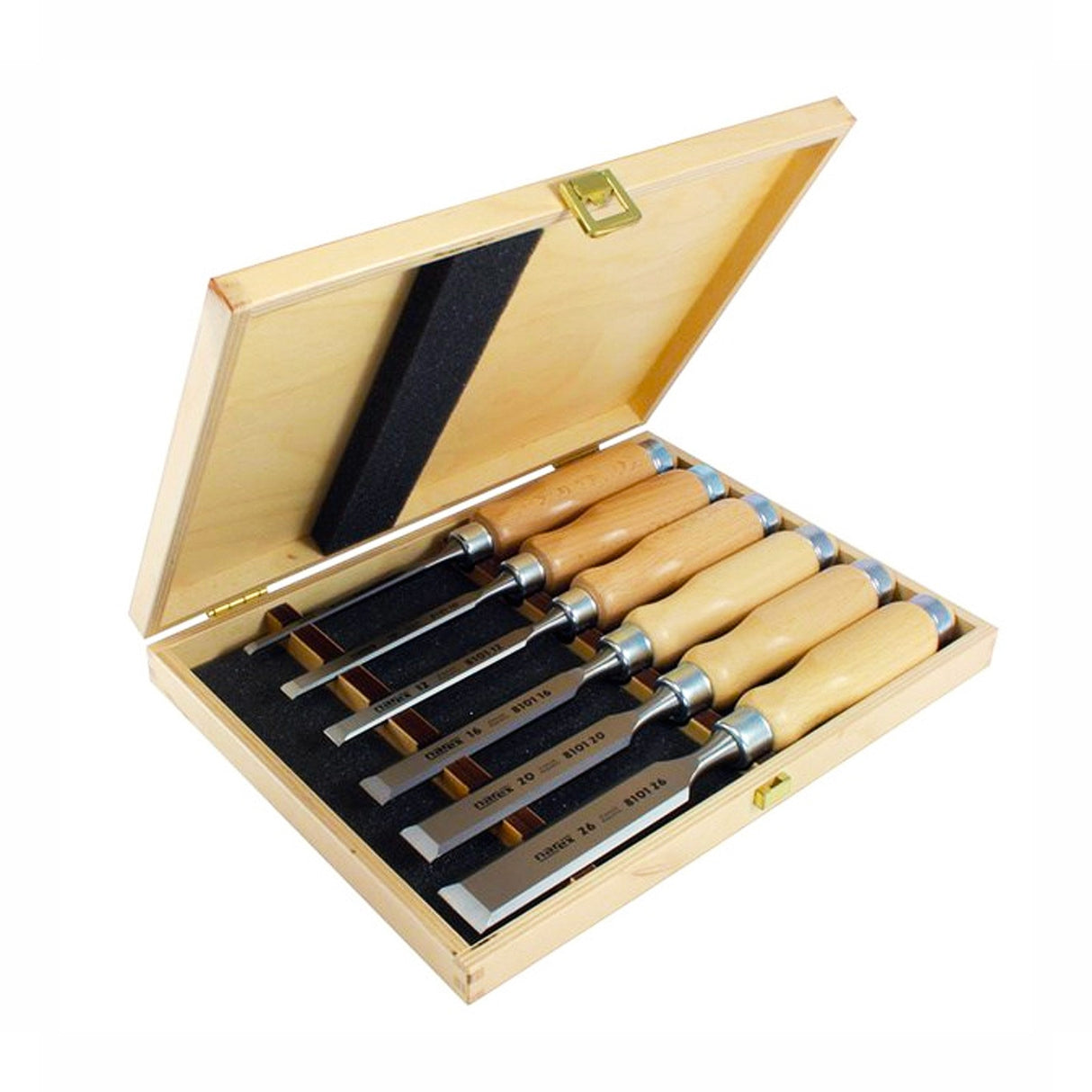 Narex Cabinet Chisels Set of 6 with Case