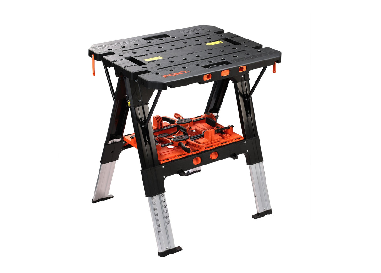 Pony Jorgensen 2-IN-1 Clamping Worktable and Sawhorse