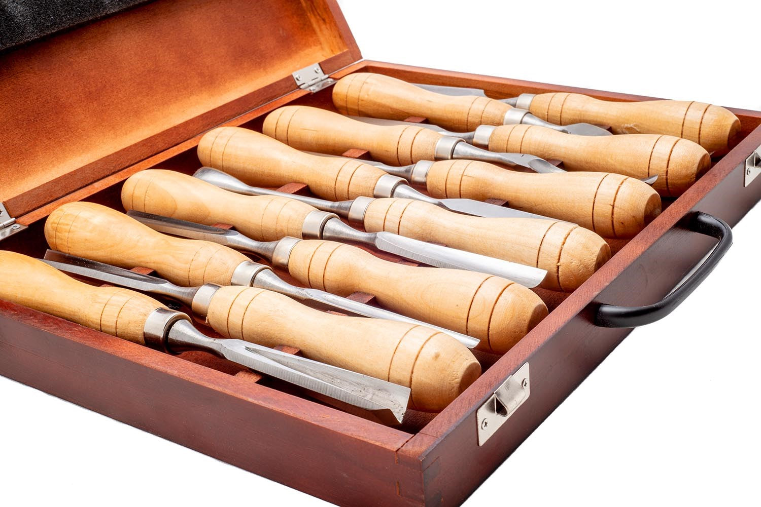 Set of 12 Beginners Wood Carving Tools Hammer Roo