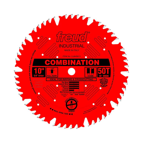 Freud Heavy-Duty Combination Circular Saw Blade 254mm Diameter 15.9mm Bore 50 Teeth