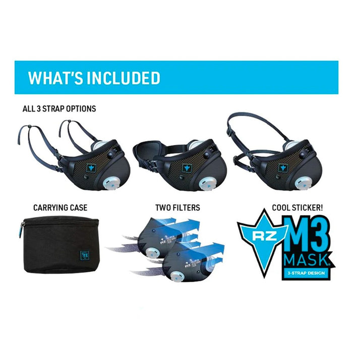 RZ Mask M3 Mesh Dust Mask - Black — Hammer Roo
