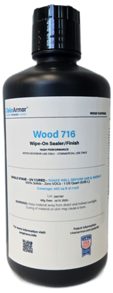 Clean Armor 716 Interior Wiping Varnish/Sealer | Gloss