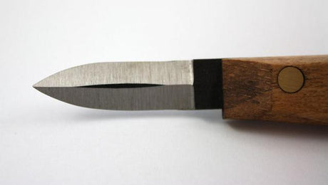Narex PROFI Bent Carving Knife - 45mm Blade for Woodcarving