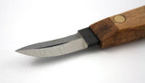 Narex PROFI Bent Carving Knife - 45mm Blade for Woodcarving