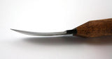 Narex PROFI Bent Carving Knife - 45mm Blade for Woodcarving