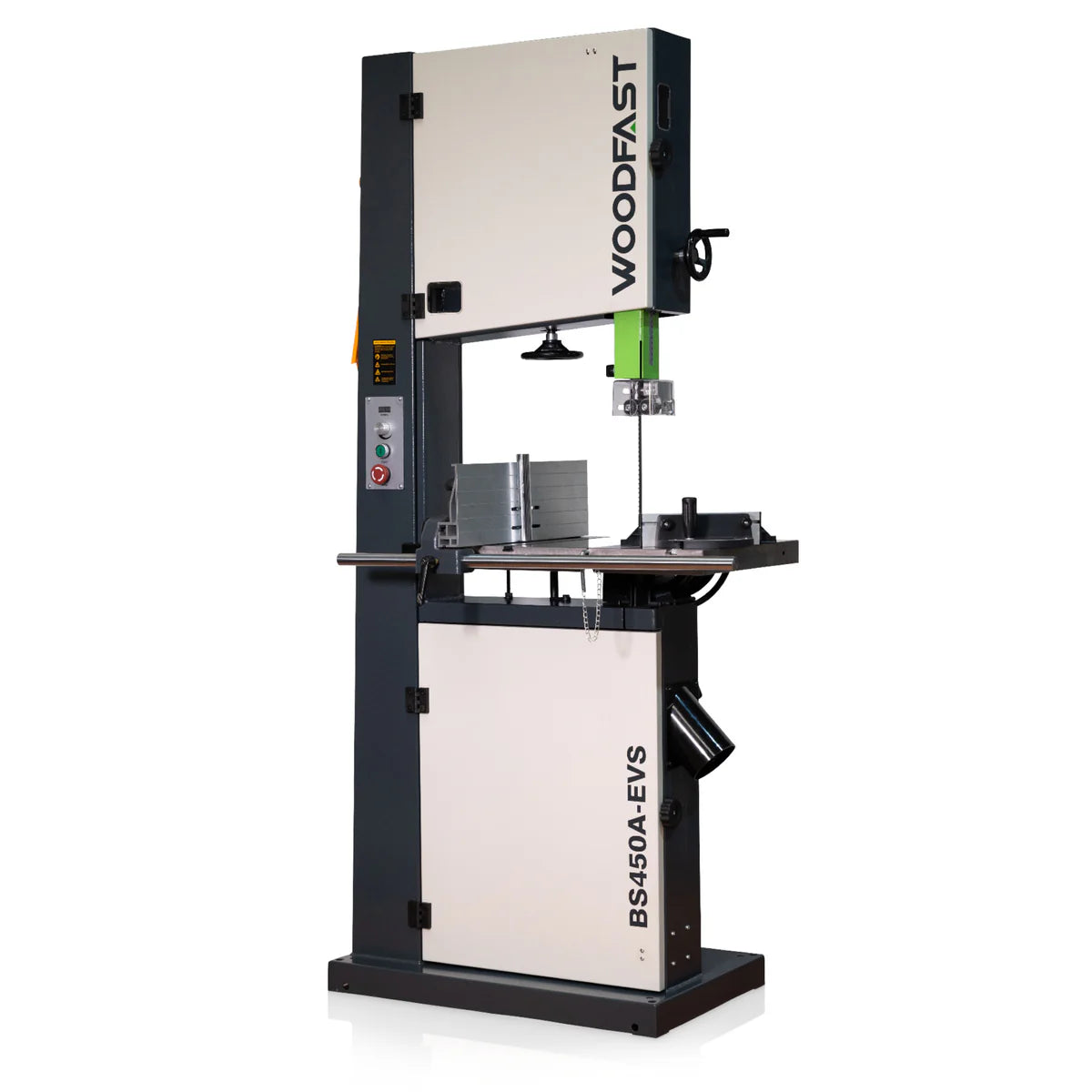 450mm 18 Deluxe Wood Metal Bandsaw with Electronic Variable Speed 2.5HP 240V BS450A EVS by Woodfast