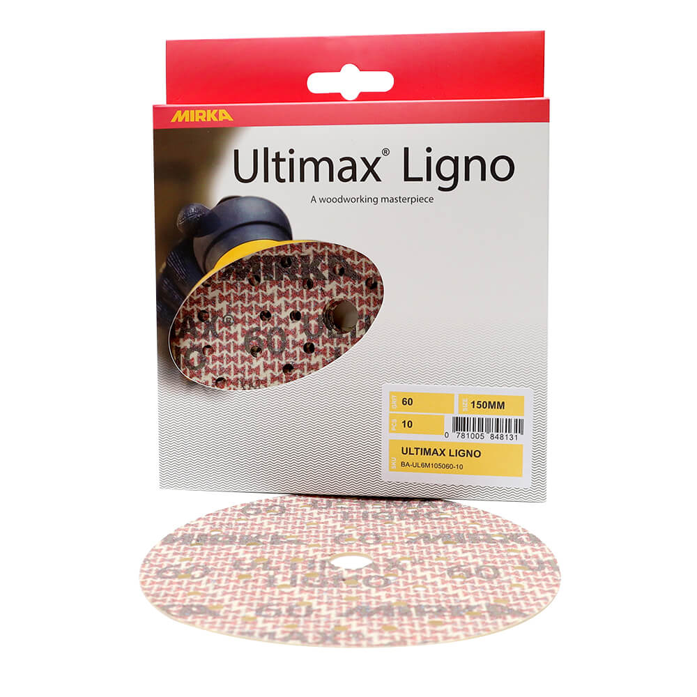 150mm/6" - Ultimax Ligno Wood Sanding Discs - Mirka