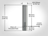 TSO Products Chamfer Bench Dog, Close Fit, Tall (Set of 2)