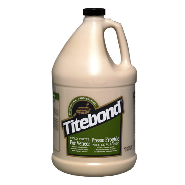 Titebond Cold Press – Veneer Glue for Laminates Non-Staining Light-Coloured PVA - 3.785L