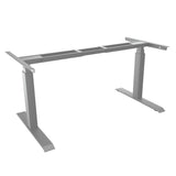 Hammer Roo Dual Motor Electric Sit Stand Desk Frame in Grey