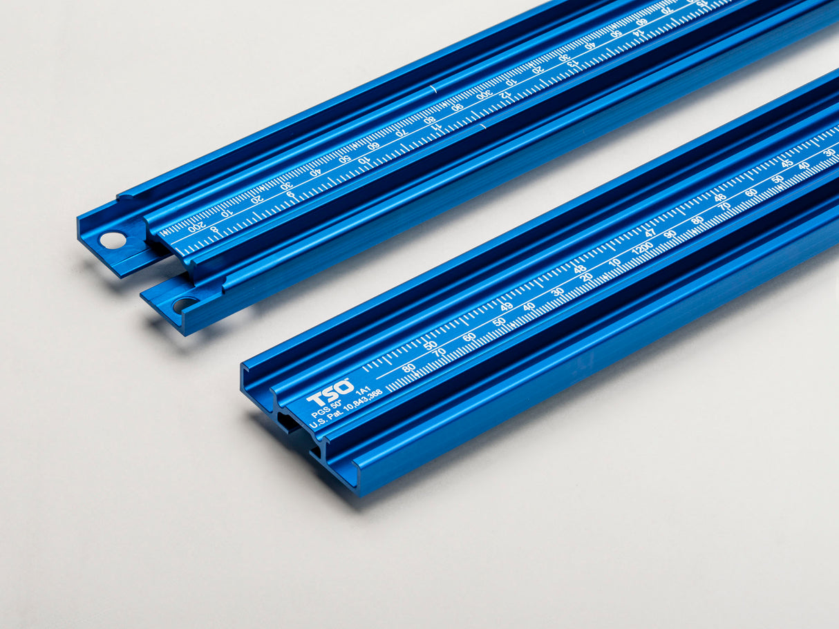 TSO Products 50"/1270mm Tracks for TPG Parallel Guide System (Tracks Only) Gen 2