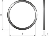 Freud Circular Saw Blade Bush/Reducing Ring - 30mm 20mm x 1.8mm - BLA-18300-201